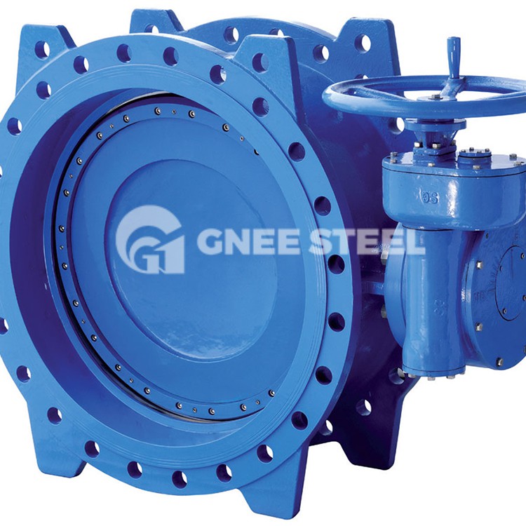 Przesunięty zawór motylkowy