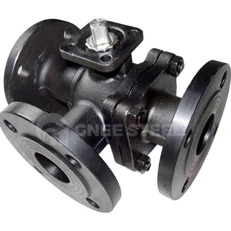 3-drożny zawór kulowy z metalowym gniazdem