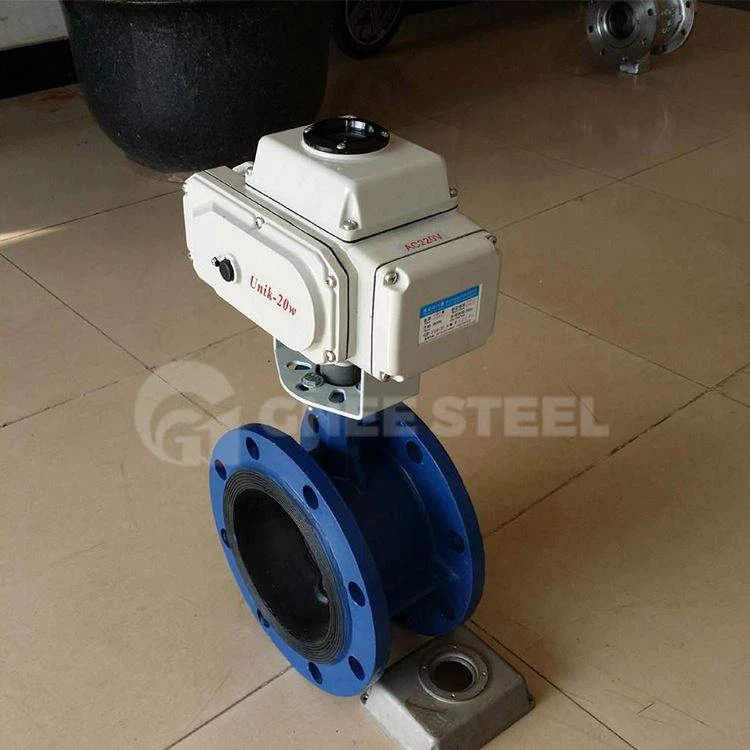 Zawory motylkowe sterowane