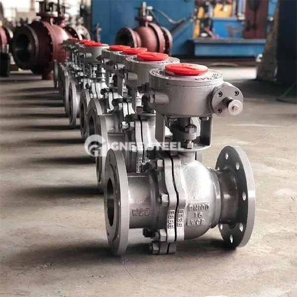 Zakończ kołnierza zaworu kulowego