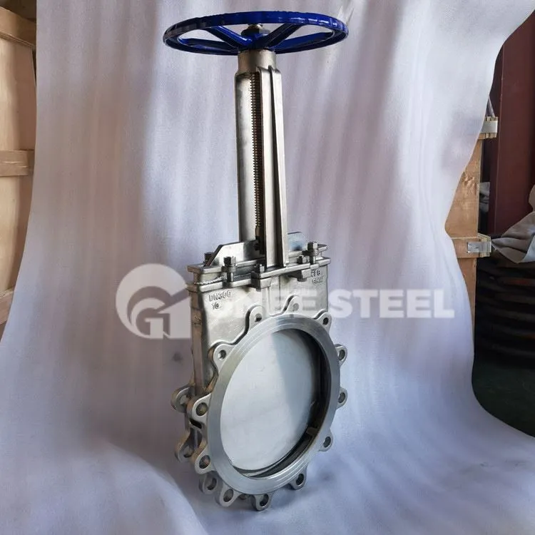 Zawór nożowy ze stali węglowej