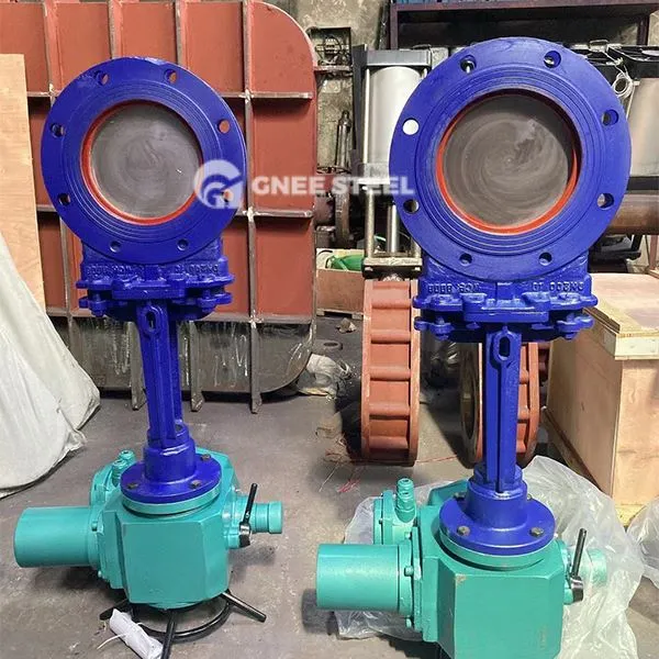 Elektryczne zawory noża z uruchamianymi nożem