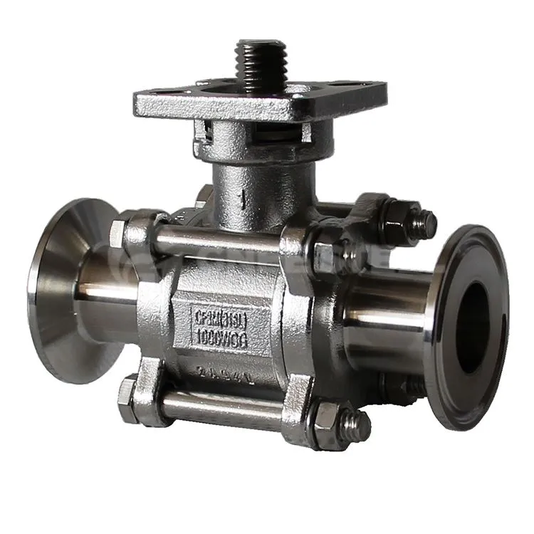 Zawór kulowy typu pływającego, 3-częściowy