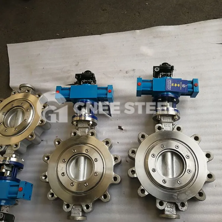 Zawór motylkowy o wysokiej wydajności typu Lug