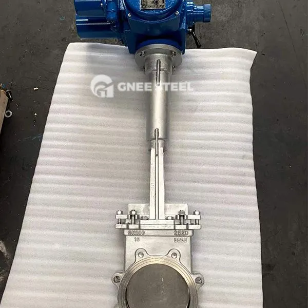 Zawór bramki noża o wysokiej temperaturze