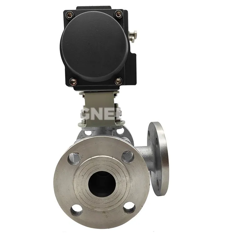 Zawór kulowy trójdrożny typu L