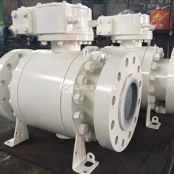 Metalowy zawór piłki Trunnion