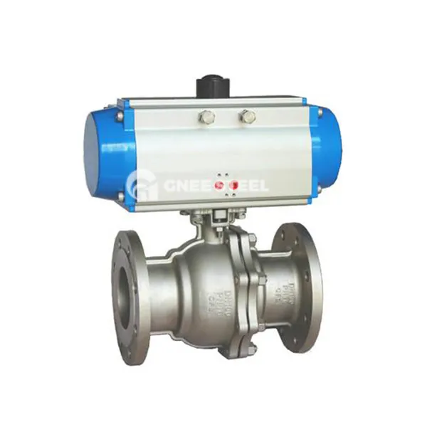 Pneumatyczne pływające zawory kulkowe