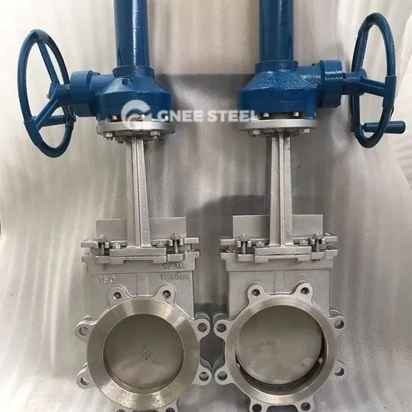 Odporna zawór bramy noża siedzący