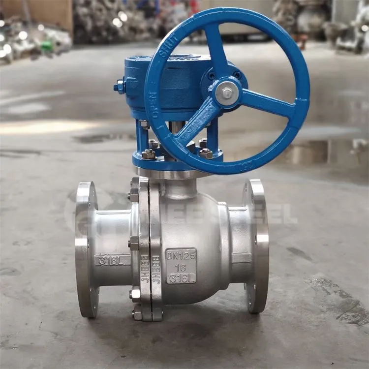 Zawór kulowy kołnierzowy ze stali nierdzewnej