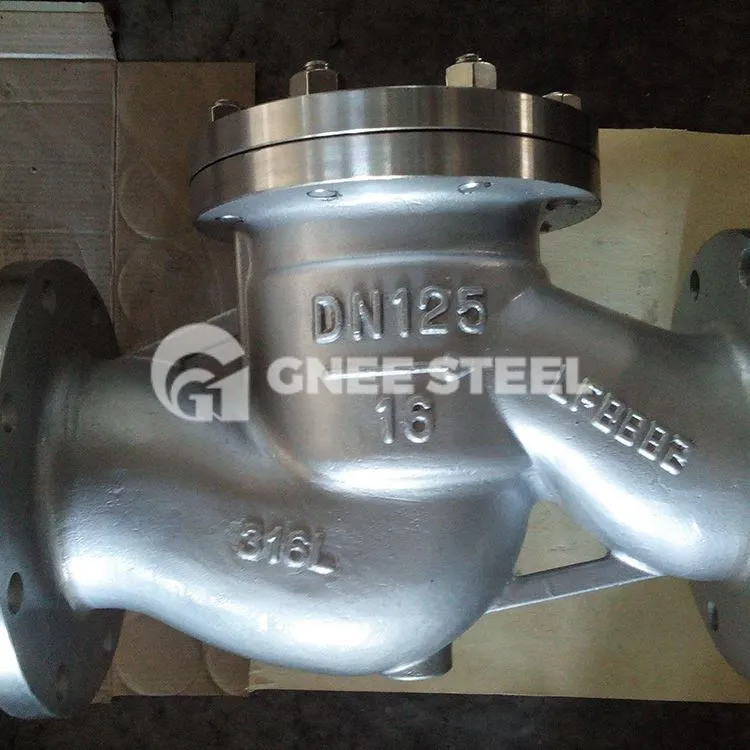 Zawór zwrotny typu wahadłowego