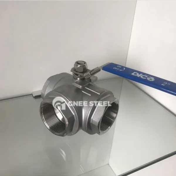 Trójdrogowy zawór ręczny